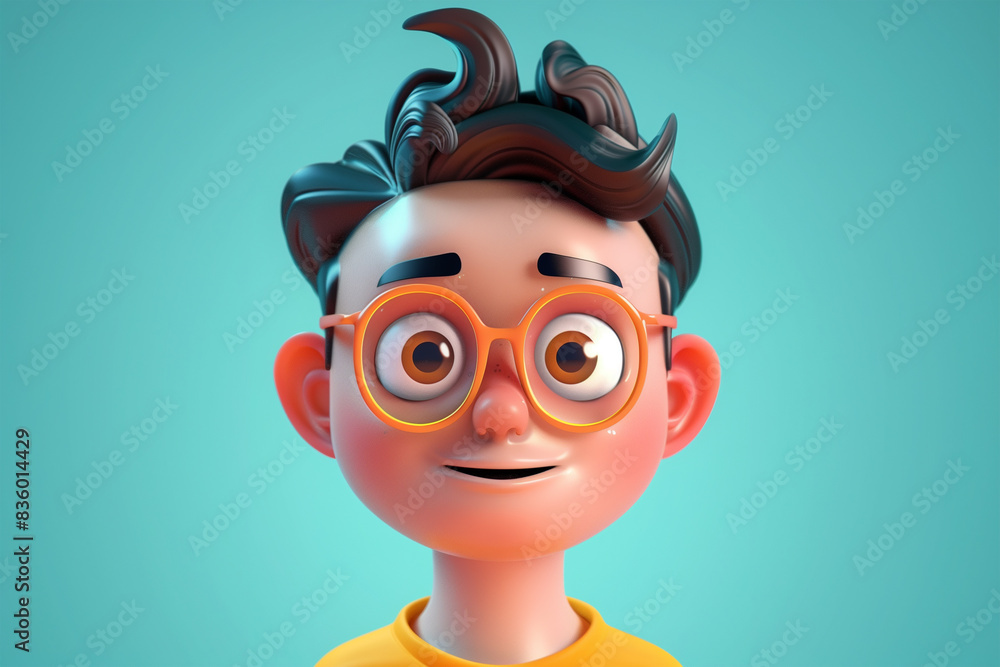 cartoon 3d human expression illustration cartoon 3d human expression illustration