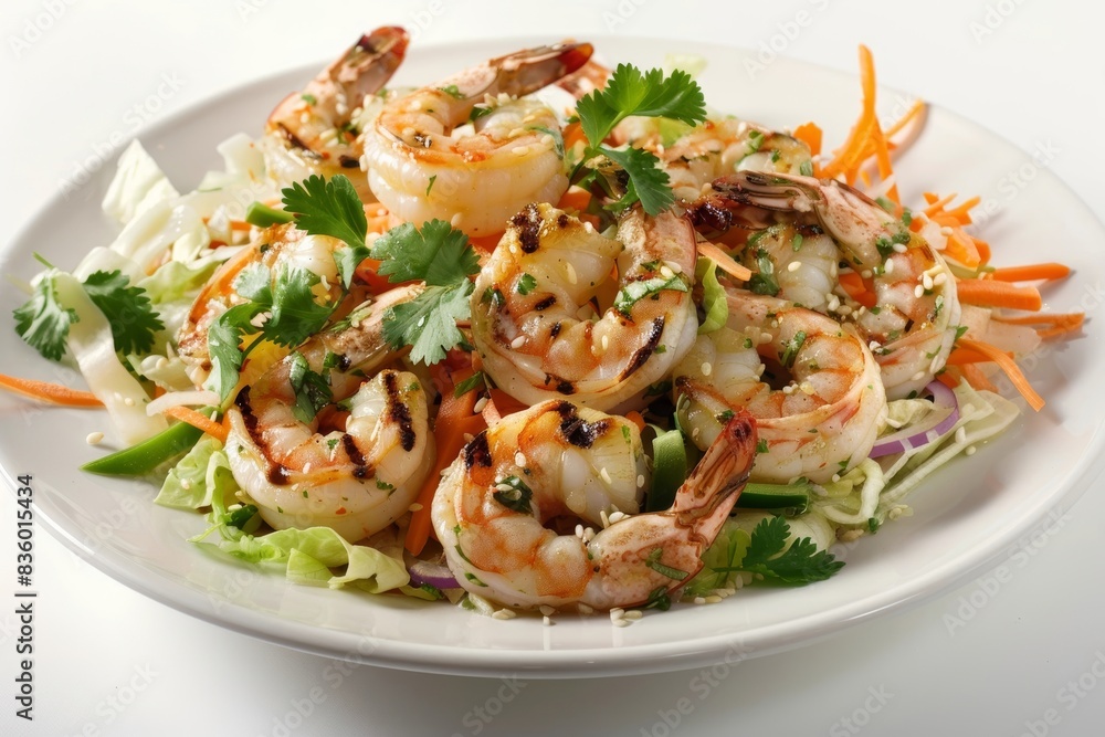 Grilled Shrimp Salad with Tangy Tamarind and Ginger Marinade Grilled Shrimp Salad with Tangy Tamarind and Ginger Marinade