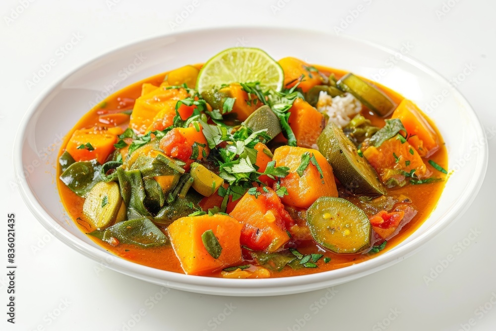 Sensational Caribbean Callaloo Stew with Okra and Tomatoes Sensational Caribbean Callaloo Stew with Okra and Tomatoes