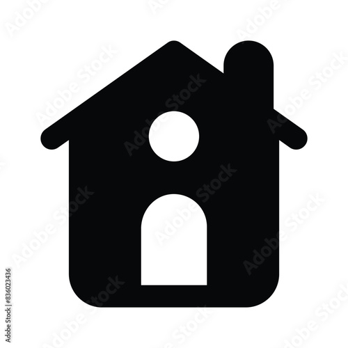 An icon of home in modern style, premium vector