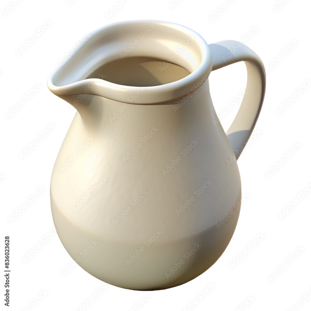 A small ceramic creamer Ceramic white creamer. Elegant white milk jug. Glossy porcelain utensil Ceramic white creamer. Smooth shiny 3d render Ceramic white creamer isolated on white background A small ceramic creamer Ceramic white creamer. Elegant white milk jug. Glossy porcelain utensil Ceramic white creamer. Smooth shiny 3d render Ceramic white creamer isolated on white background