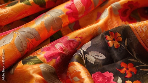 Rajesh Devasani Brand SA 112 Presents a Multi Colored Designer Saree featuring a Creative Floral Pattern photo