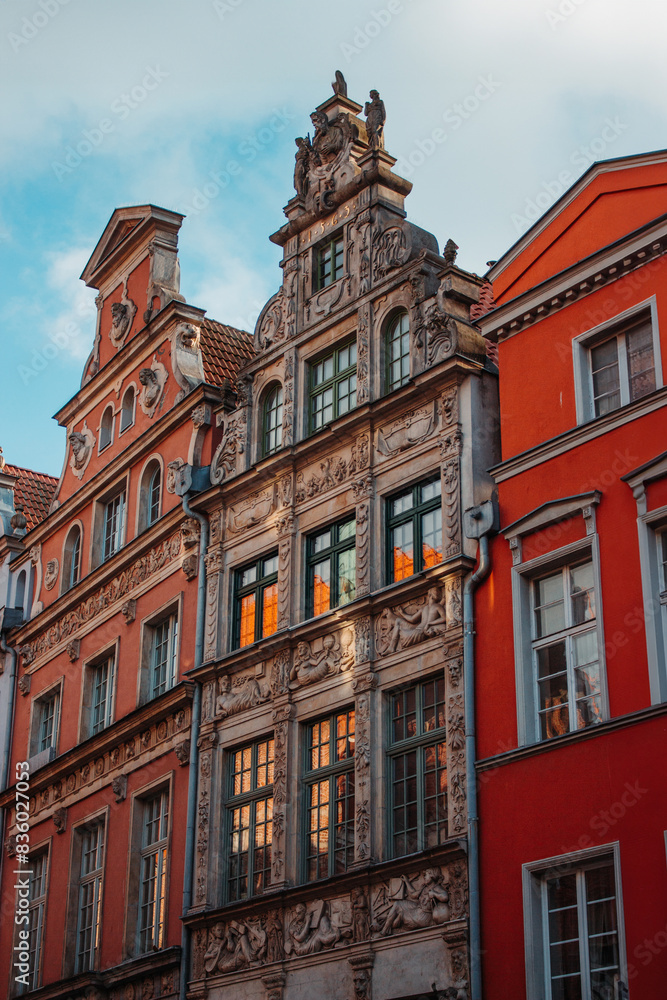 Historic Buildings in Gdansk's Old Town Historic Buildings in Gdansk's Old Town