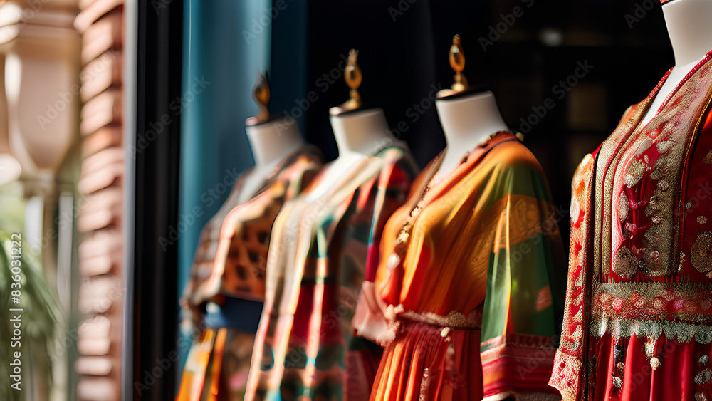 Fototapeta premium Summertime Chic - Explore Our New Lawn Dress Collection