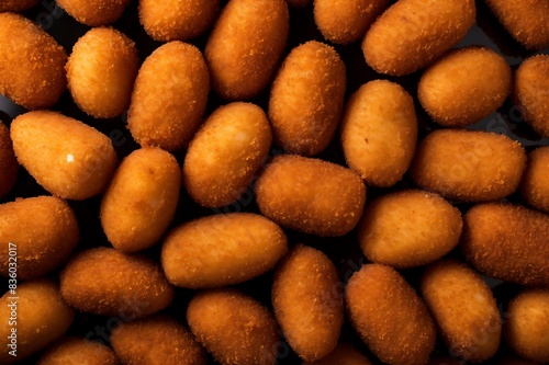 Croquettes background. Fresh Croquettes as background.