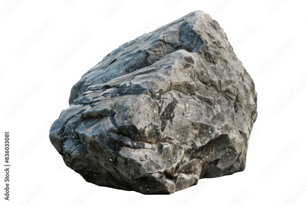 Boulder stone isolated on transparent background Boulder stone isolated on transparent background
