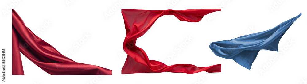 Flying red silk fabric Flying red silk fabric