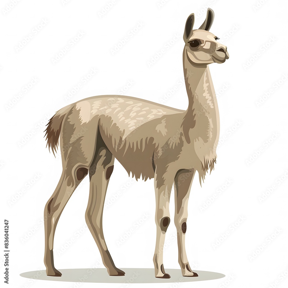 cute illustration of llama with gray and beige colors
cute illustration of llama with gray and beige colors