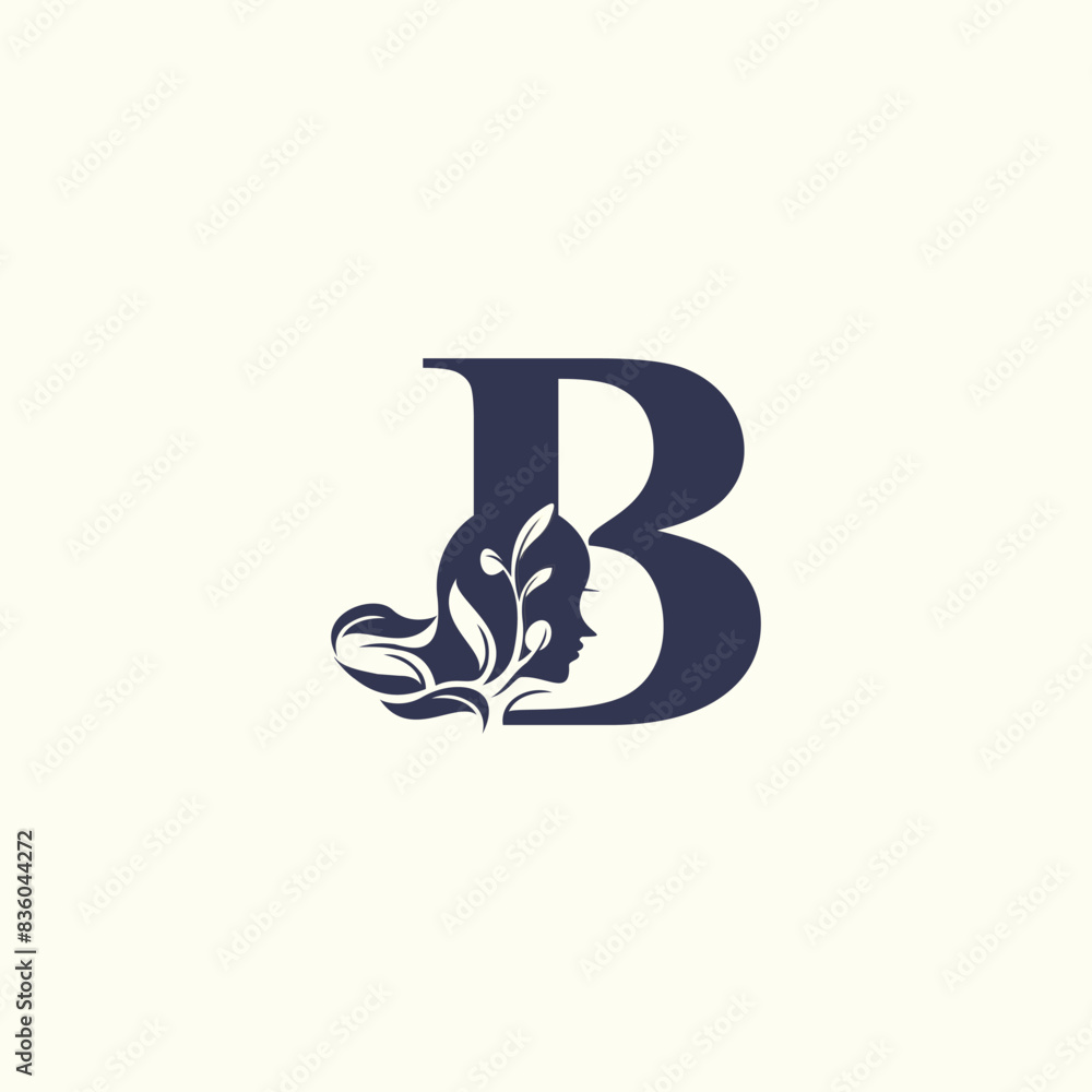 Letter collection vector logo design with beauty concept Letter collection vector logo design with beauty concept