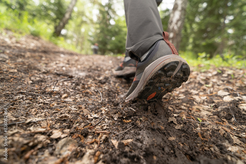 walk on dirt trail photo