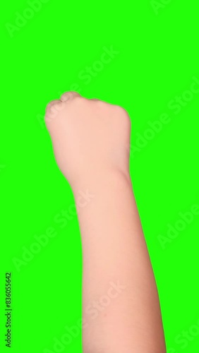 right hand close up zoom in out (v.2)