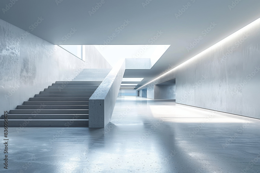 Obraz premium Empty hall of modern architectures&nbsp; 