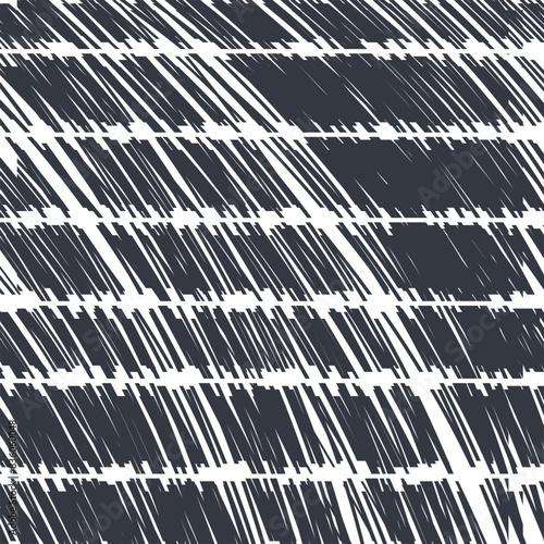 Hatched texture with horizontal empty ragged seams.