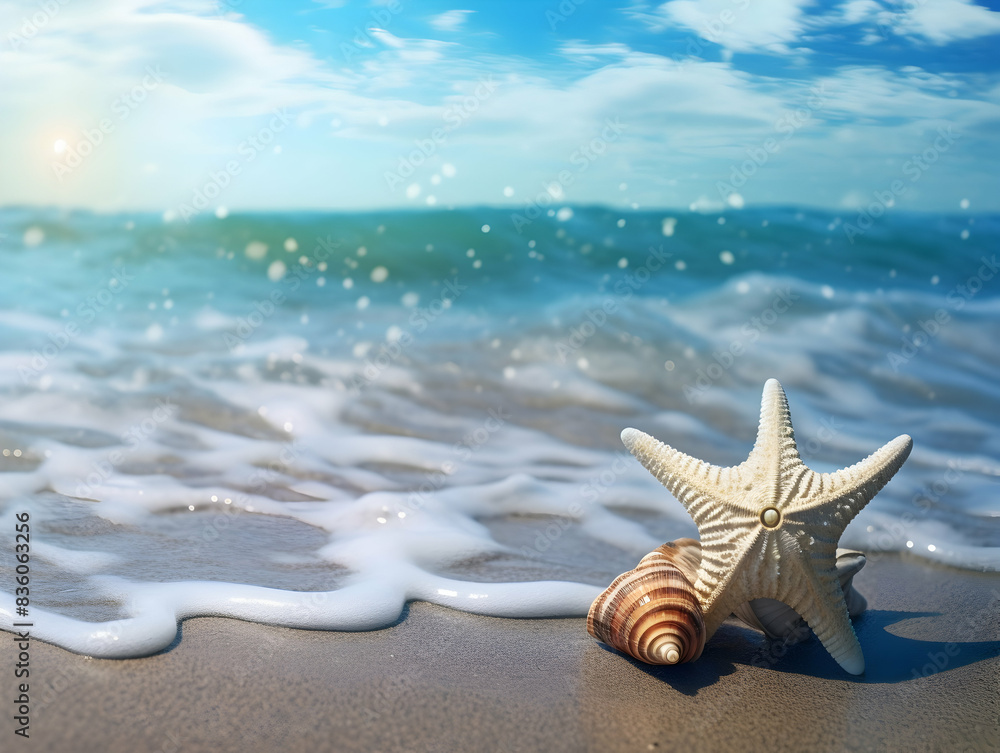 Beautiful beach. Chairs on the sandy beach near the sea. Summer holiday and vacation concept for tourism. Inspirational tropical landscape Beautiful beach. Chairs on the sandy beach near the sea. Summer holiday and vacation concept for tourism. Inspirational tropical landscape