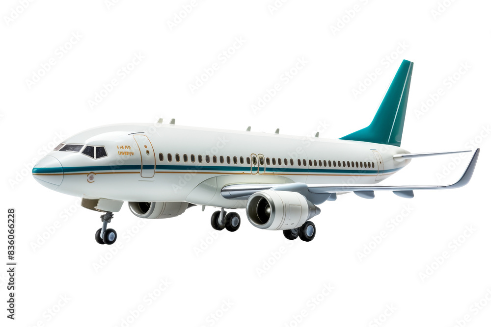 High-resolution image of a modern passenger airplane isolated on a transparent background. Perfect for aviation and travel-related projects. High-resolution image of a modern passenger airplane isolated on a transparent background. Perfect for aviation and travel-related projects.