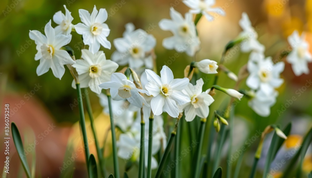 Yard of Blooming Beauty: A Glimpse at the White Flowers Yard of Blooming Beauty: A Glimpse at the White Flowers