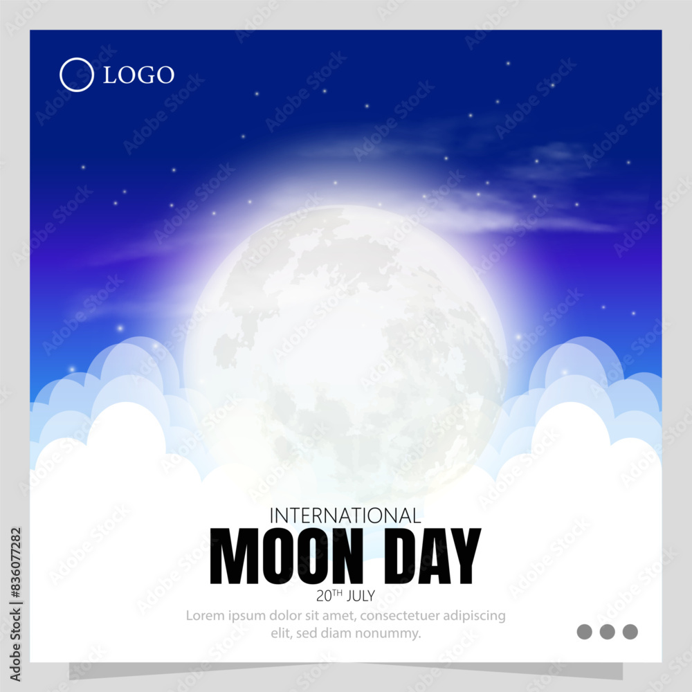 Moon Day, observed on July 20th, commemorates the historic Apollo 11 mission in 1969 when humans first set foot on the moon. Moon Day, observed on July 20th, commemorates the historic Apollo 11 mission in 1969 when humans first set foot on the moon.