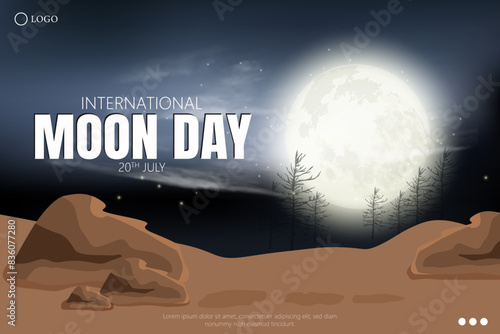 Moon Day, observed on July 20th, commemorates the historic Apollo 11 mission in 1969 when humans first set foot on the moon.