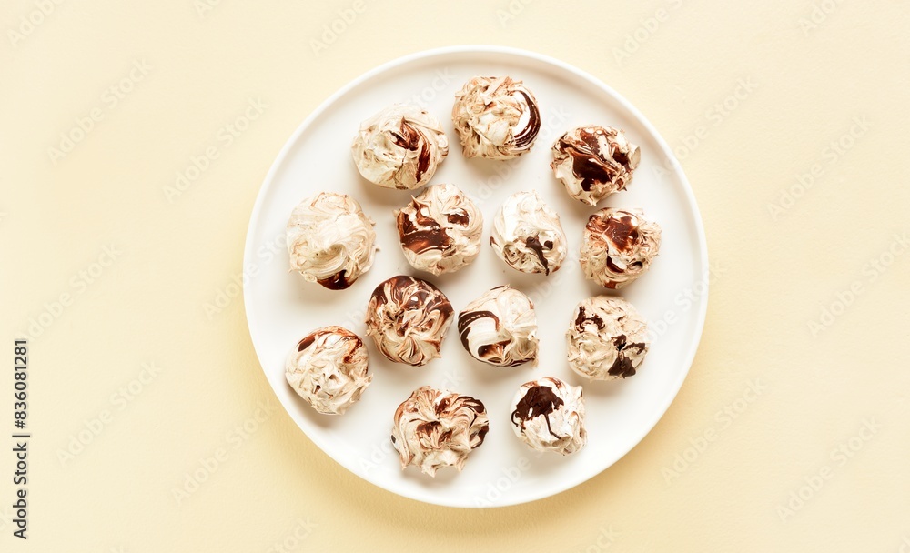 Chocolate meringue cookies Chocolate meringue cookies
