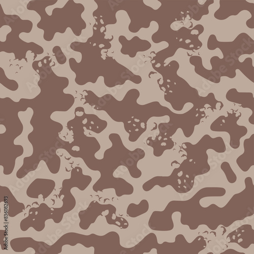 Seamless Tan Desert Sand Color Camo Texture Pattern Vector  Repeating Tile Camouflage Digital Paper Files  eps  svg  png  jpg 