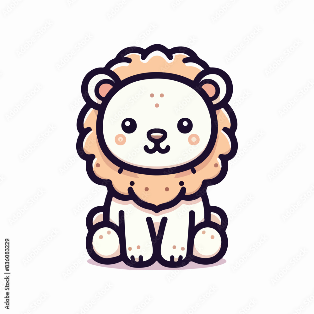 Lion icon illustration Lion icon illustration