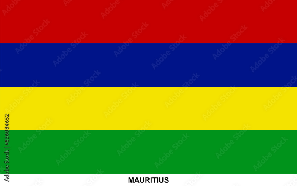 Flag of MAURITIUS, MAURITIUS national flag