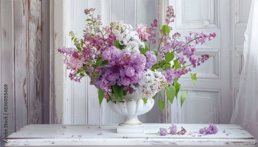 Lilac Delight: Spring Flowers in Rustic Home Decor Lilac Delight: Spring Flowers in Rustic Home Decor