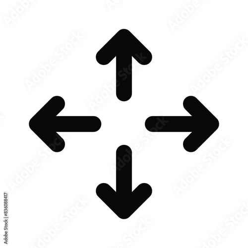 Maximize icon design isolated on white background