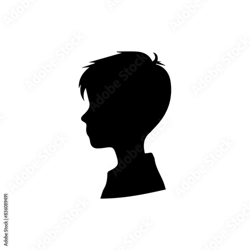 Man or boy shiluatte