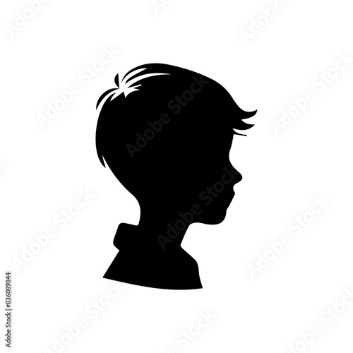 Man or boy shiluatte