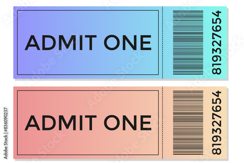 Gradient admit one tickets