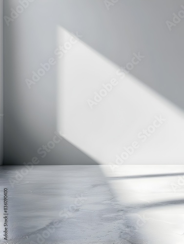 Soft grey gradient backdrop for professional and corporate product presentation concept with copy space
