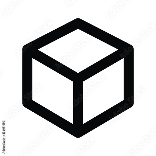 3d shape icon design, creatively designed package vector