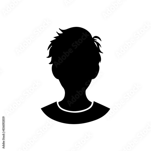 Man or boy shiluatte