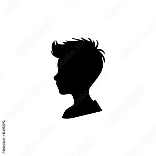 Man or boy shiluatte