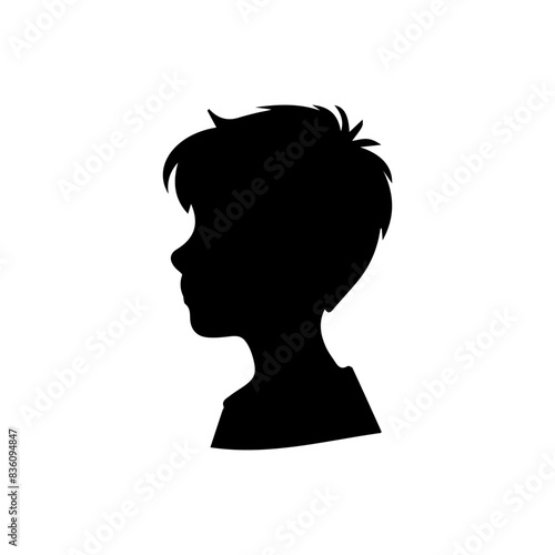 Man or boy shiluatte