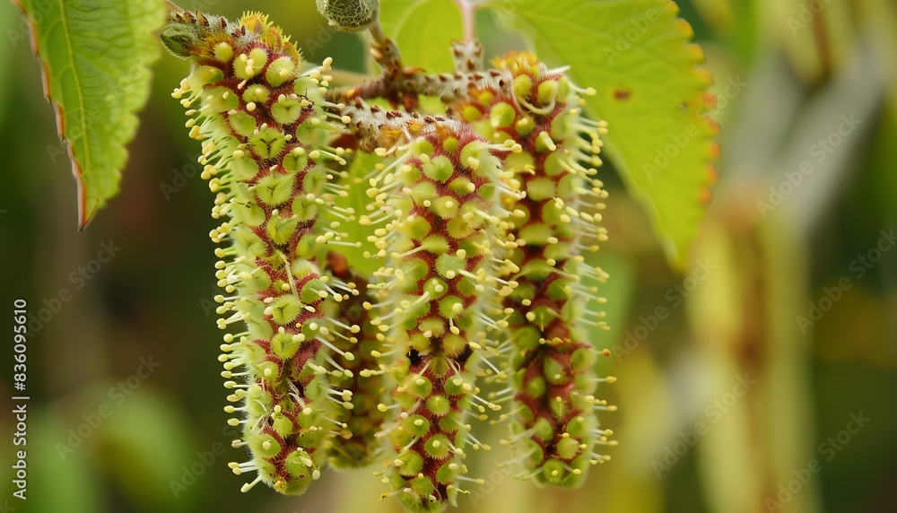 Naklejka premium Exploring the Intriguing World of the Catkin Flower: A Botanical Guide