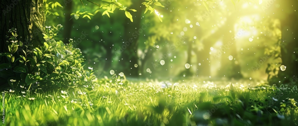 beautiful spring nature background with green grass beautiful spring nature background with green grass