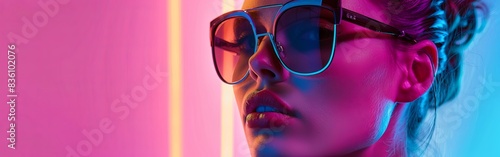 Wallpaper Mural Neon Glow Fashion Editorial Torontodigital.ca