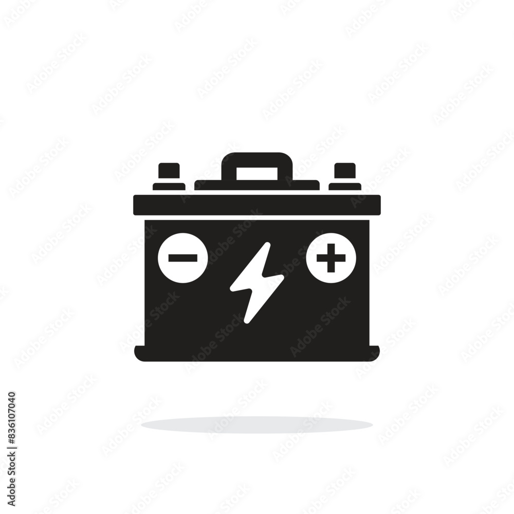 Alkaline battery icon in flat style. Car accumulator vector illustration on isolated background. Accumulator recharge sign business concept. Alkaline battery icon in flat style. Car accumulator vector illustration on isolated background. Accumulator recharge sign business concept.