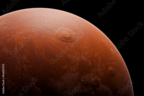 Mars, Olympus Mons is the largest volcano on the red planet