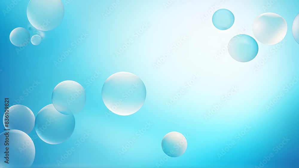 Abstract bubbles ascend through a serene gradient, transitioning from deep ocean blue to light aqua, creating a tranquil underwater effect. Abstract bubbles ascend through a serene gradient, transitioning from deep ocean blue to light aqua, creating a tranquil underwater effect.