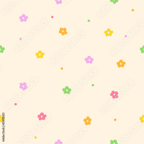Spring Seamless floral pattern background