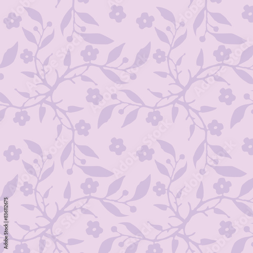  Natural Floral decorative design, background texture