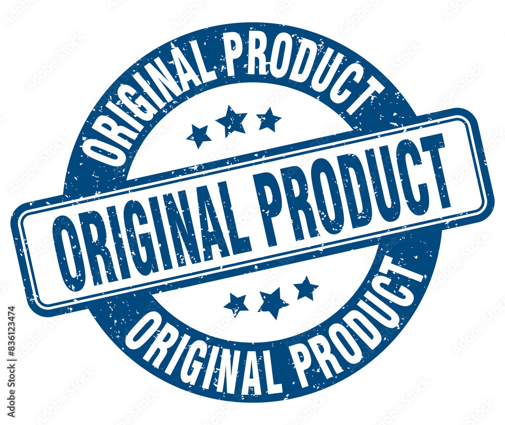 Fototapeta premium original product stamp. original product label. round grunge sign