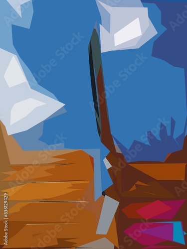 GEOMETRICAL ART ABSTRACTS FOR THE BACKGROUND