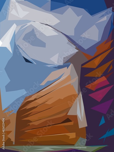 GEOMETRICAL ART ABSTRACTS FOR THE BACKGROUND