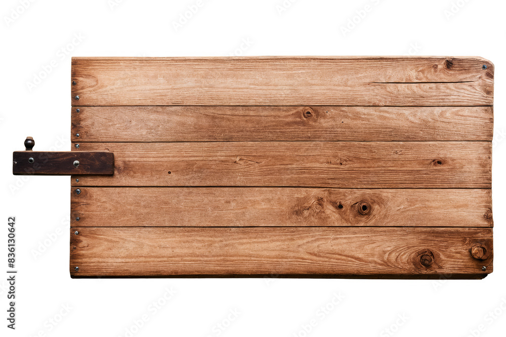Isolated image of a wooden cutting board with a handle on a transparent, png, white background, showing the texture of the wood Isolated image of a wooden cutting board with a handle on a transparent, png, white background, showing the texture of the wood