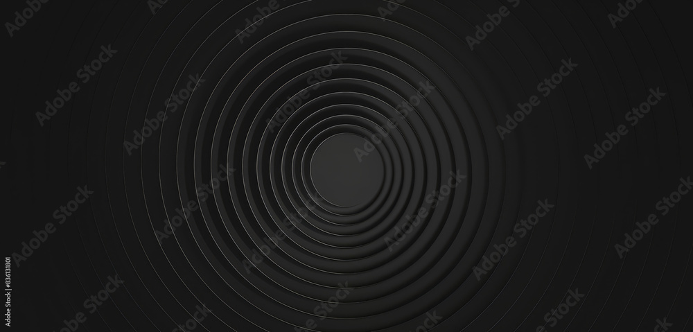 A sleek, abstract design with concentric lines in black, creating a modern, minimalist, and elegant radial pattern. A sleek, abstract design with concentric lines in black, creating a modern, minimalist, and elegant radial pattern.
