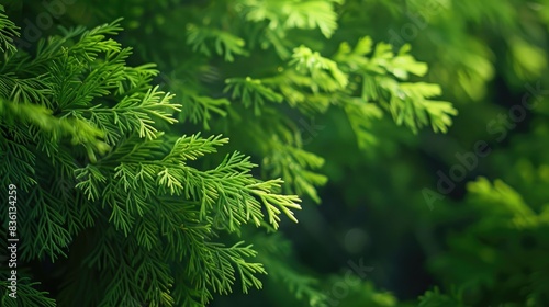 Origin of green metasequoia foliage